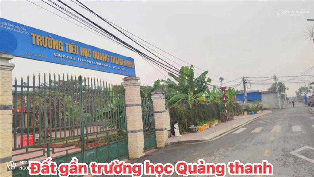 Chính chủ cần bán lô đất giá rẻ thôn đông, quảng thanh, thủy nguyên