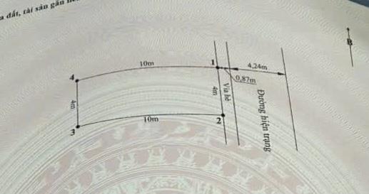 40m2 đất tđc sao sáng 654 ngô gia tự  đường 6m  hướng đông