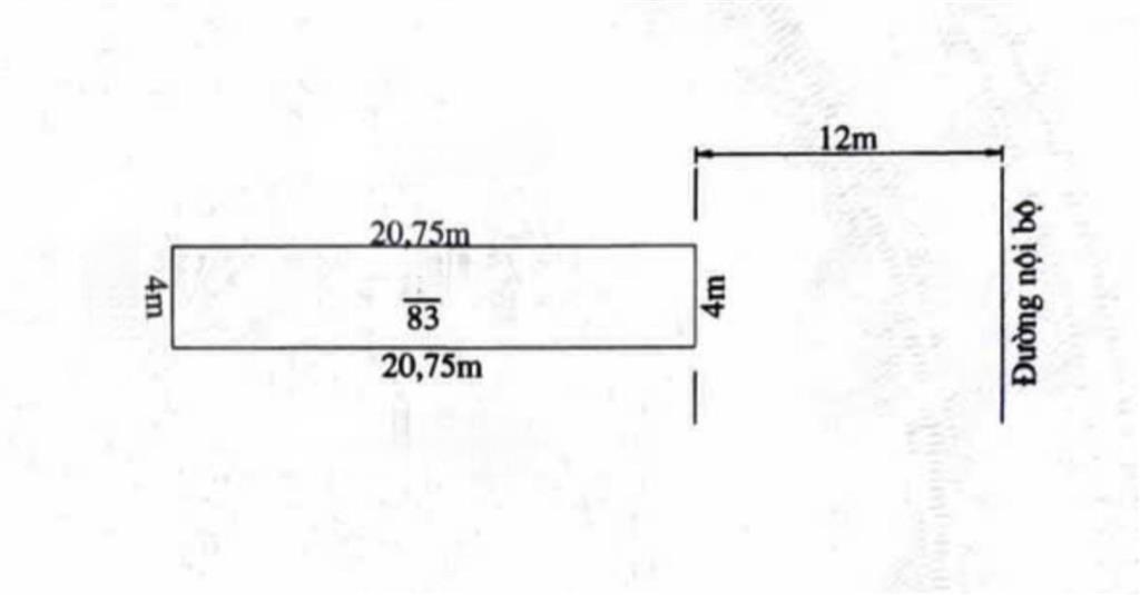 Bán đất tặng nhà cũ mặt phố tô vũ 193 văn cao  80m2  đường 15m