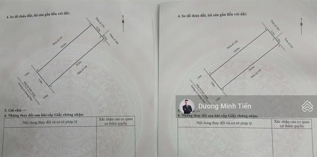 200m2 đất mặt đường lê quang đạo  ngang 10m dài 20m  tây nam