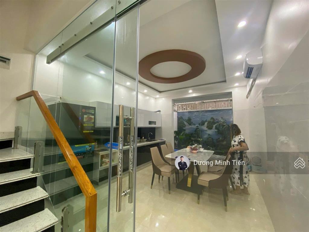 Nhà 4 tầng phân lô văn cao  80m2  đường 12m  đông tứ trạch