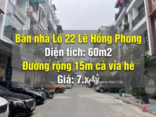Nhà 3 tầng dân xây lô 22 lê hồng phong  60m2  hơn 7,77 tỷ