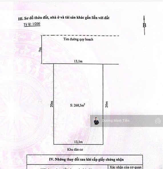 268.5m2 đất biệt thự tuyến 3 lê hồng phong gần doji  ngang 13.1m  giá cực tốt