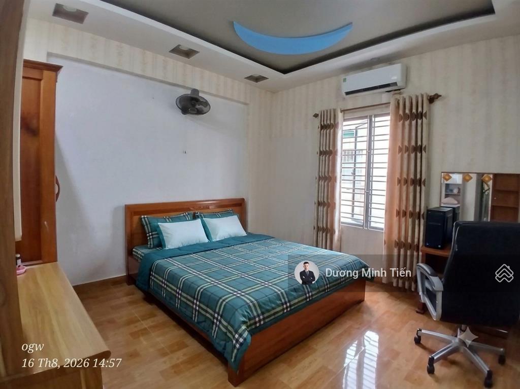 Nhà 4 tầng tuyến 2 lê hồng phong  60m2  đường 15m  tây tứ trạch