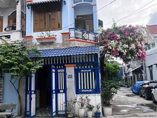 Bán nhà trệt lầu 2 mặt tiền đường ô tô gần ngã tư chiêu liêu, dĩ an