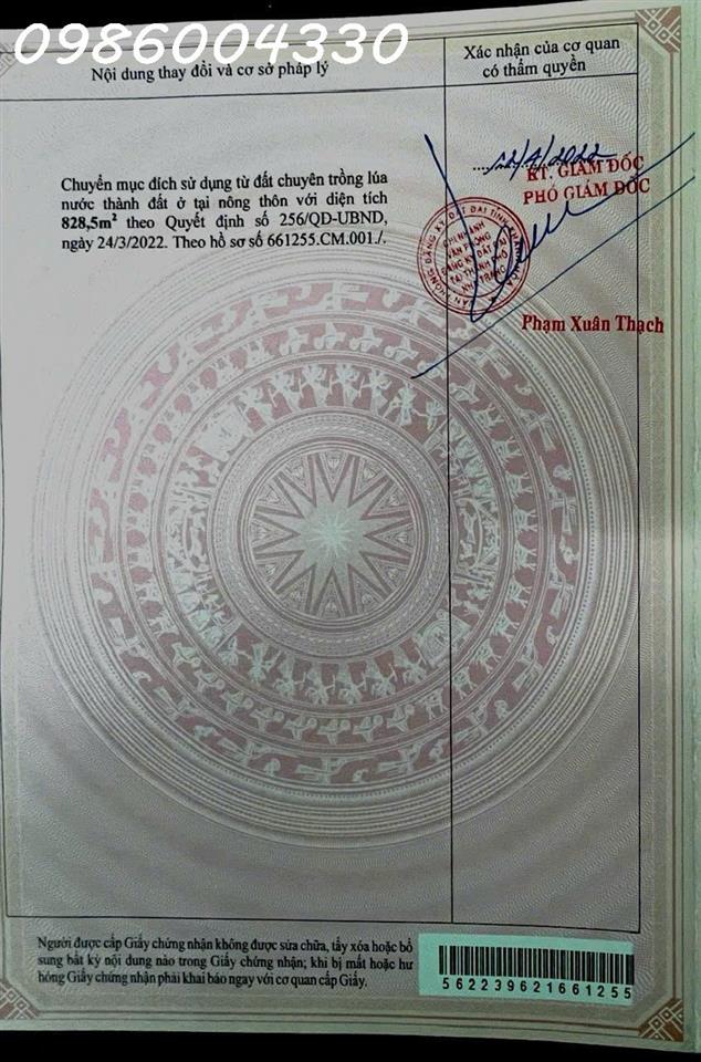 Bán lô đất siêu đẹp gần Võ Nguyên Giáp, Tây Nha Trang, Khánh Hòa, DT 2.777m2, giá đầu tư