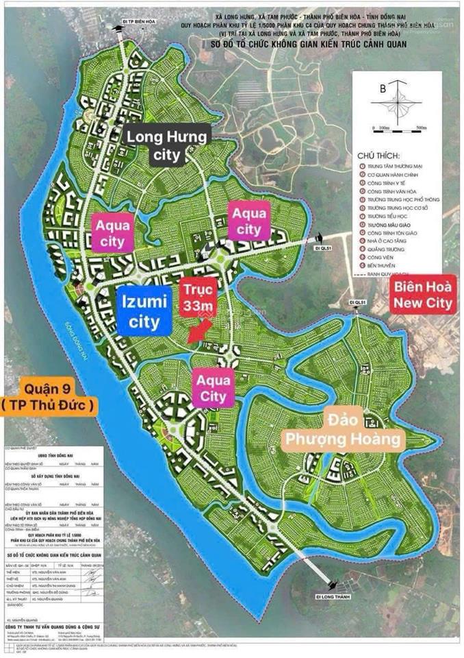 Bán lô đất long hưng khu 4 sổ đỏ 100m thổ cư giá 2 tỷ 750tr, sát aquacity, izumi