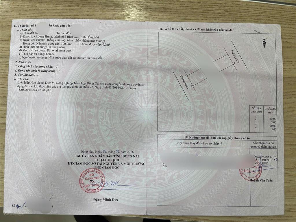 Giảm 100tr! bán nhanh lô đất long hưng city giá hời 2 tỷ 550tr sổ sẳn, 100m nở hậu gần sông thoáng