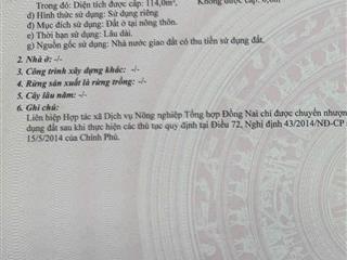 Bán lô đất long hưng khu 6 vip ngang 6m, gần trường học, dt 114m2, thương lượng