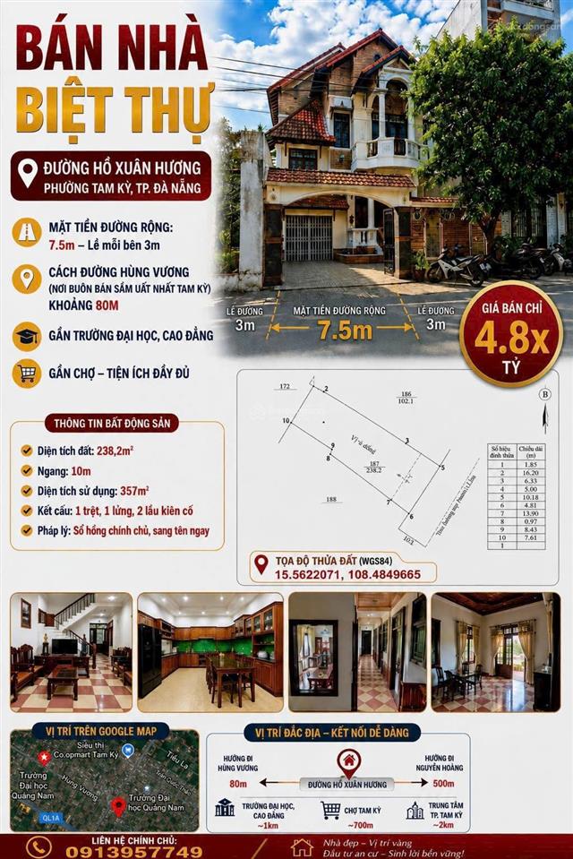 Bán nhà biệt thự đường hồ xuân hương