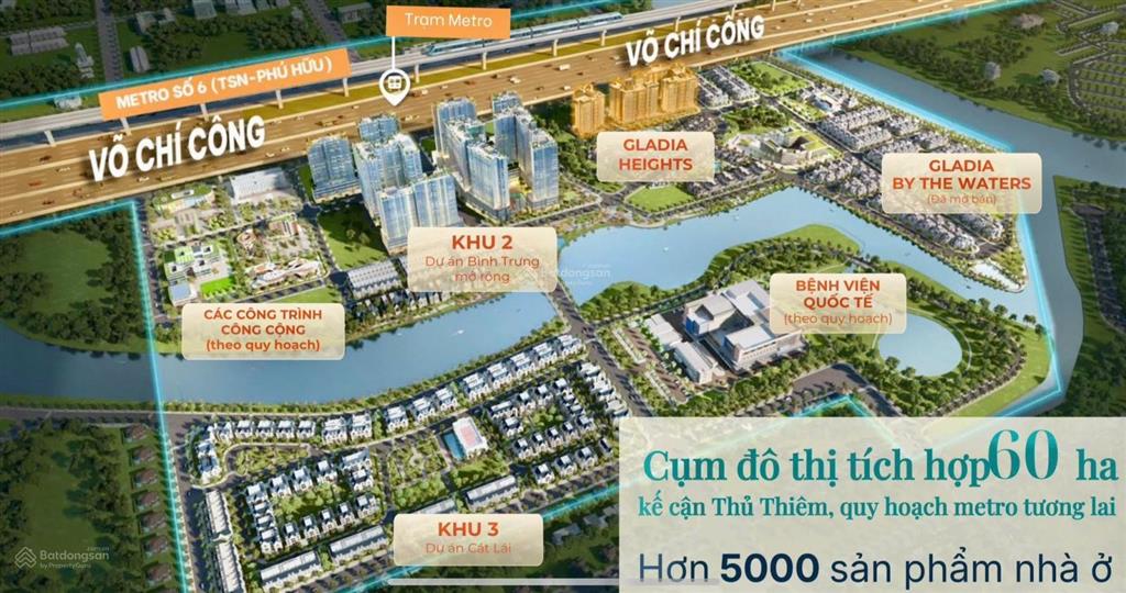 Căn hộ gladia heights  cơ hội tích lũy tài sản dưới 100tr còn sót lại sài gòn quận 2