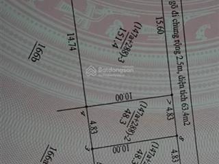 Chính chủ cần tiền bán mảnh đất 48m2 thổ cư tại thôn mộc hoàn an khánh hà nội.
