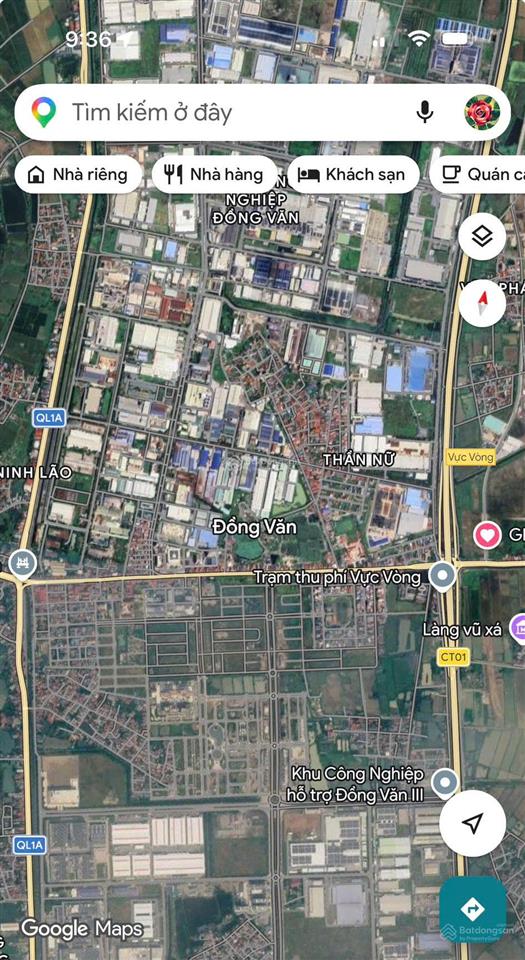 Chuyển nhượng 15.000m2 khu công nghiệp đồng văn thị trấn duy tiên hà nam, nay là phường duy tiên