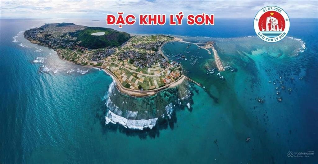 Bán đất 2 mặt tiền, view biển và đường trung tâm tại xã an vĩnh, lý sơn, quảng ngãi, dt 272m²