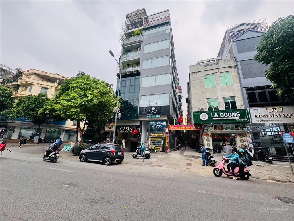 Bán gấp 80m2 đất phố trung kính đôi phân lô, ô tô tránh, 2 thoáng, xây văn phòng giá 28,8 tỷ