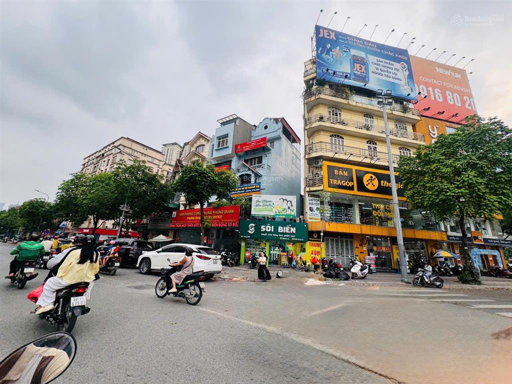 Bán gấp 80m2 đất phố trung kính đôi phân lô, ô tô tránh, 2 thoáng, xây văn phòng giá 28,8 tỷ