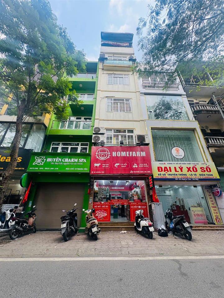 Chính chủ bán nhà mặt phố nghĩa tân 88m² 2 mặt thoáng, vỉa hè rộng, kinh doanh sầm uất giá 41 tỷ