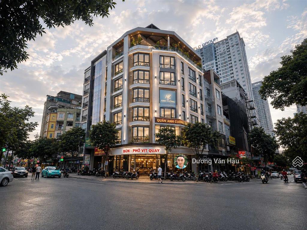 Chính chủ bán tòa văn phòng mặt phố dương khuê 78m thang máy vỉa hè kinh doanh giá 36 tỷ