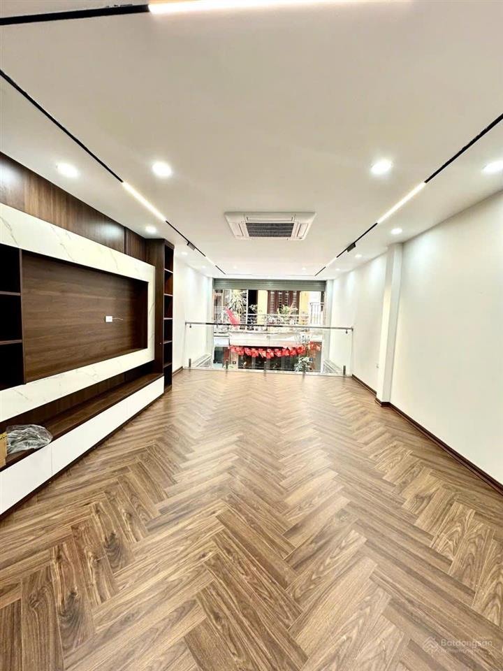Bán nhà lương khánh thiện hoàng mai 52m2 x 7 tầng thang máy, ô tô tránh, cạnh hồ đền lừ  25.8 tỷ