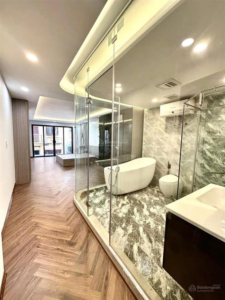 Bán nhà lương khánh thiện hoàng mai 52m2 x 7 tầng thang máy, ô tô tránh, cạnh hồ đền lừ  25.8 tỷ