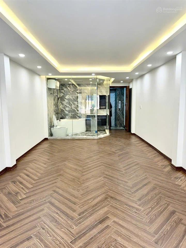 Bán nhà lương khánh thiện hoàng mai 52m2 x 7 tầng thang máy, ô tô tránh, cạnh hồ đền lừ  25.8 tỷ