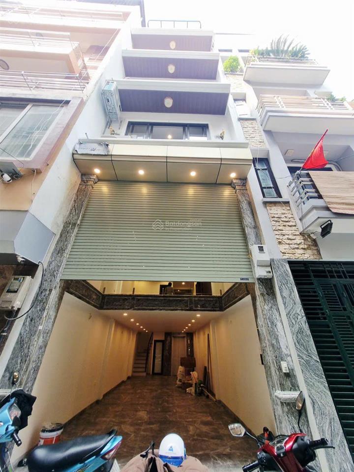 Bán nhà lương khánh thiện hoàng mai 52m2 x 7 tầng thang máy, ô tô tránh, cạnh hồ đền lừ  25.8 tỷ
