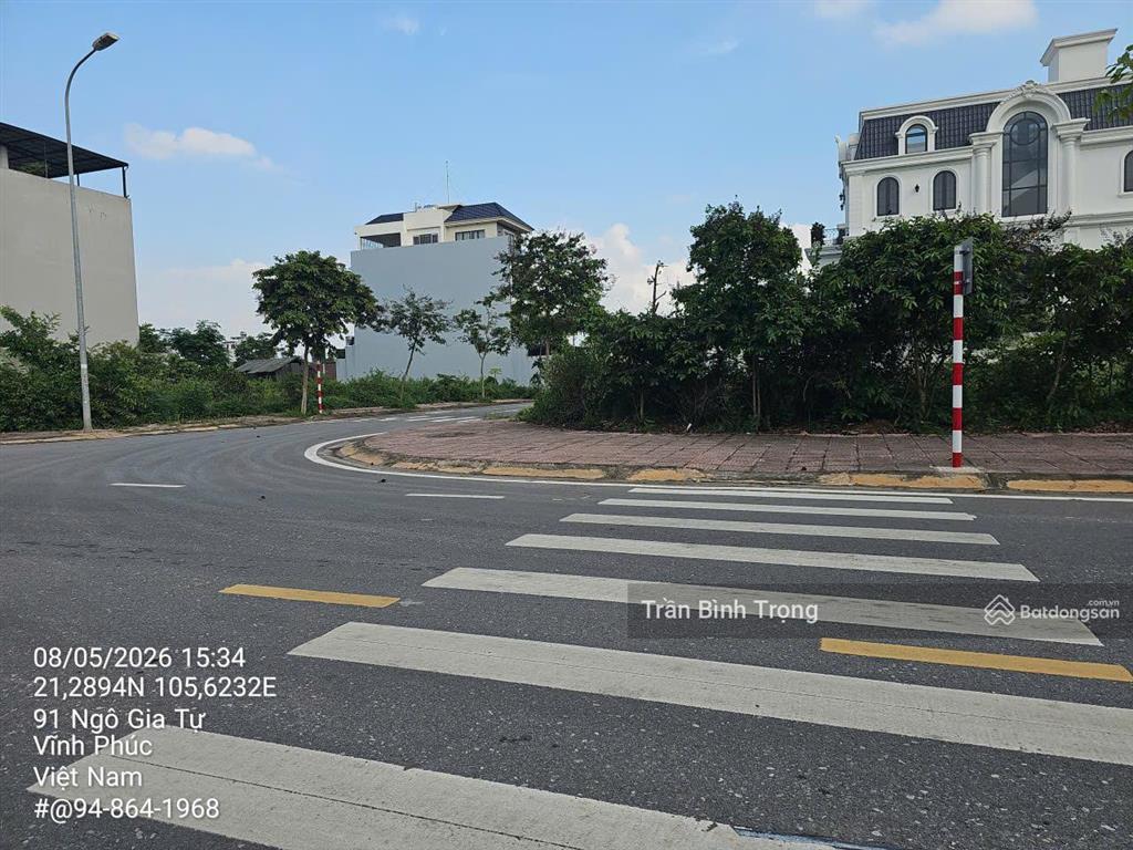 Cần bán lô góc 296m2 x 15m mặt tiền tại kđt nam vĩnh yên vị trí đẹp, tiềm năng khai