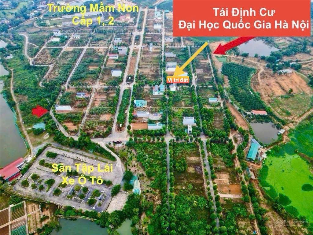 Bán đất tái định cư đhqg 76m giá 3,95 tỷ