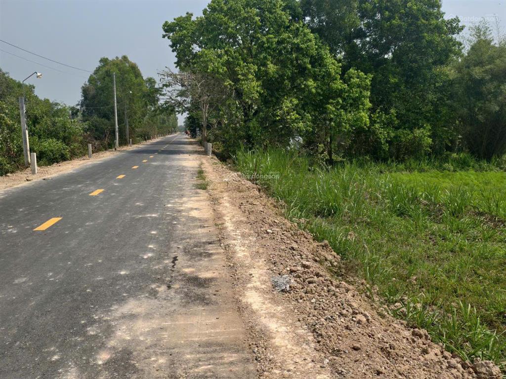 Lô đất nhà vườn, mặt tiền đường nhựa view sông vàng cỏ, trung tâm huyện đức huệ, hàng hiếm