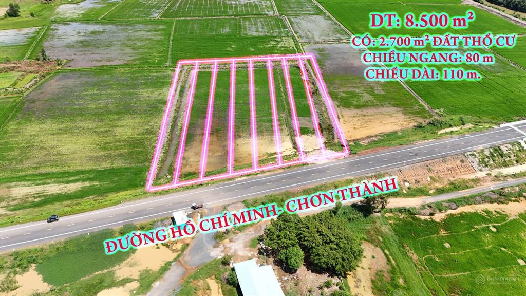 8500m2 đất thổ cư, mặt tiền đường nhựa, đức hòa, liền kề 2 kcn, giá rẻ