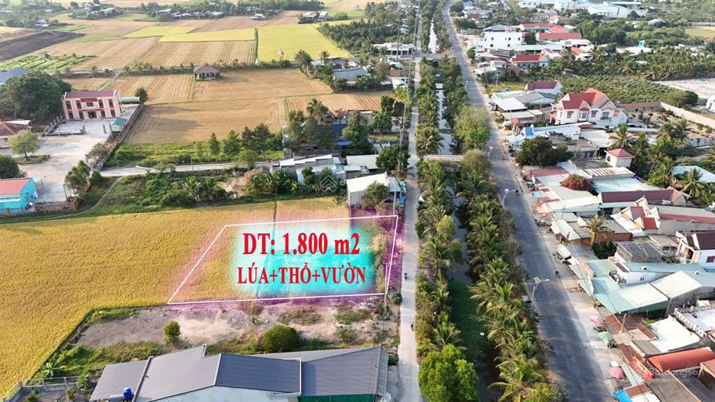 Siêu phẩm nhà vườn 1.800 m2, tại trung tâm đức huệ, long an....cách tphcm 25km