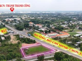 2.222 m2 thổ cư, 3 mặt tiền đức hòa, long an