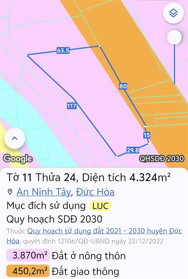 Siêu phẩm mặt tiền đá xanh rộng 9m đức hòa, bán gấp 60tr/1m ngang