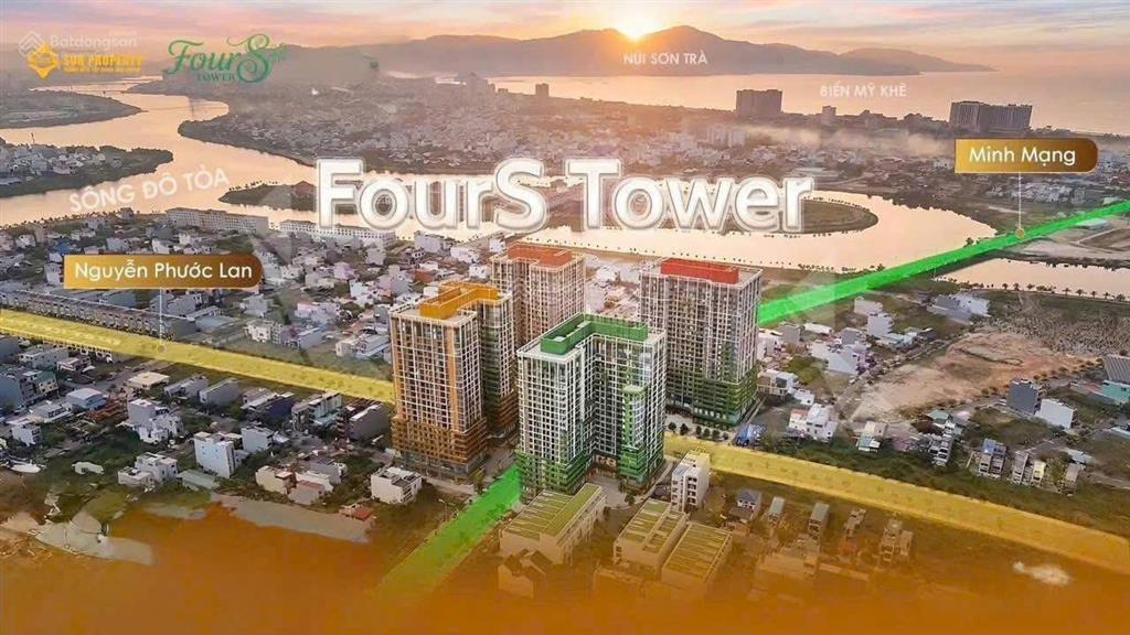 Siêu hot! căn hộ fours tower chỉ từ 1,7 tỷ view sông, biển, pháo hoa ck lên đến 28% từ cdt