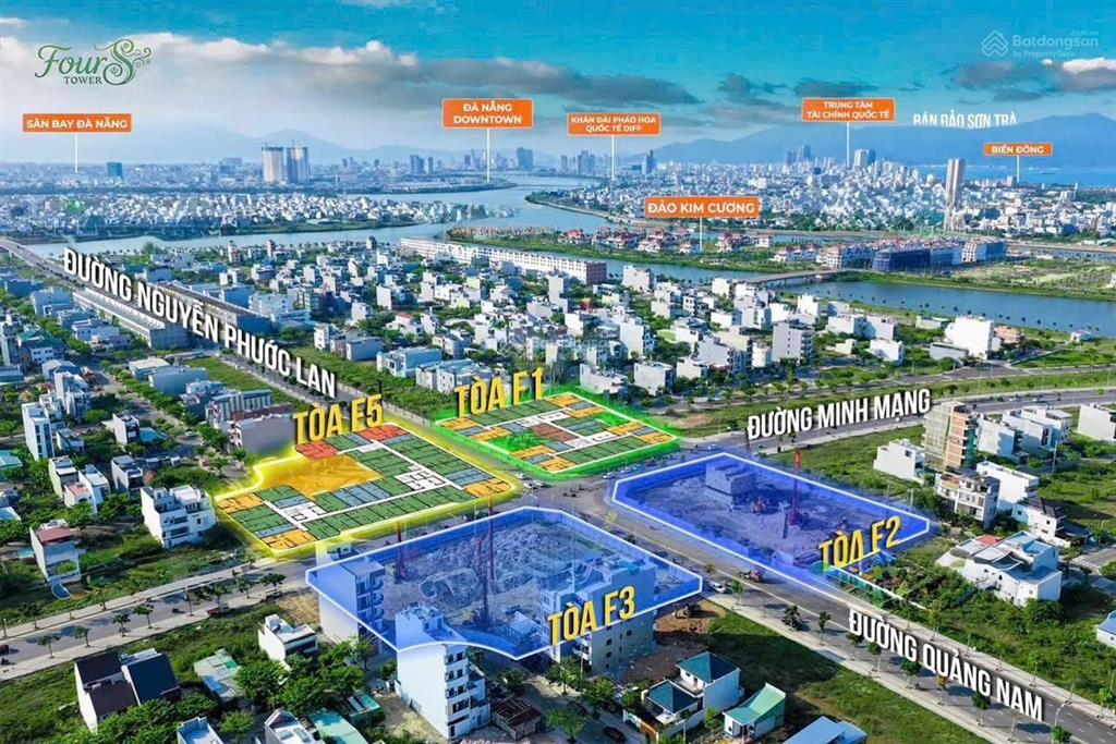 Hot!! 1pn+ chỉ từ 1,8tỷ ck 28% cho căn hộ fours tower từ cdt sun group  view sông, pháo hoa, biển