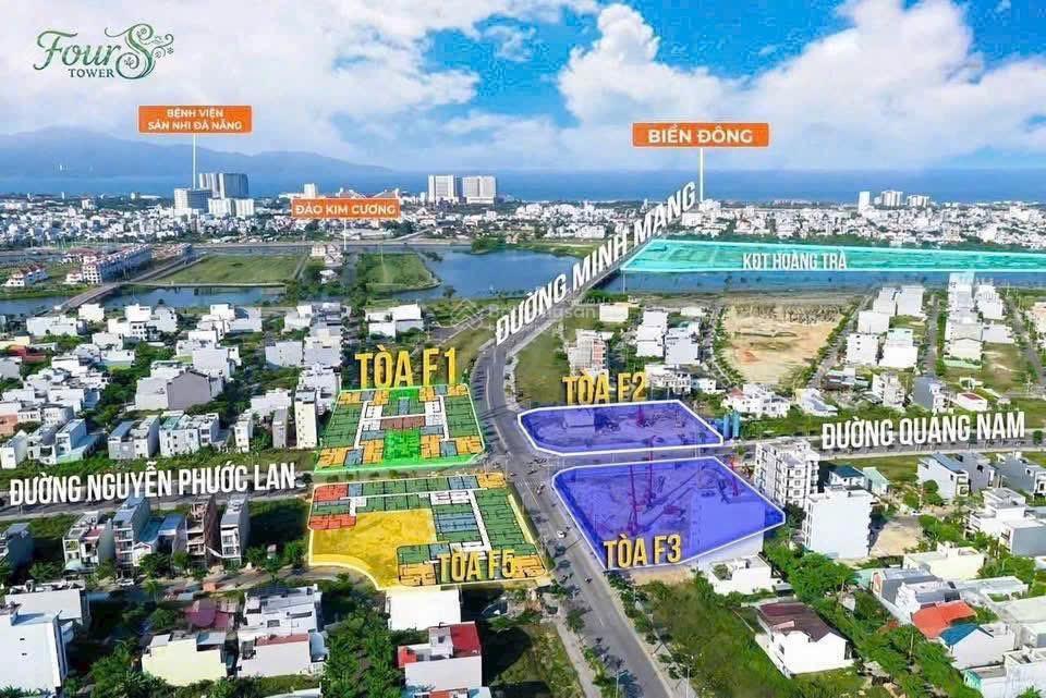 Hot!! 1pn+ chỉ từ 1,8tỷ ck 28% cho căn hộ fours tower từ cdt sun group  view sông, pháo hoa, biển