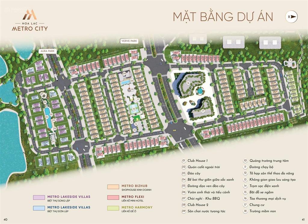Biệt thự, shophouse hòa lạc metro city | gần khu đại học và cnc cách ga metro 500m