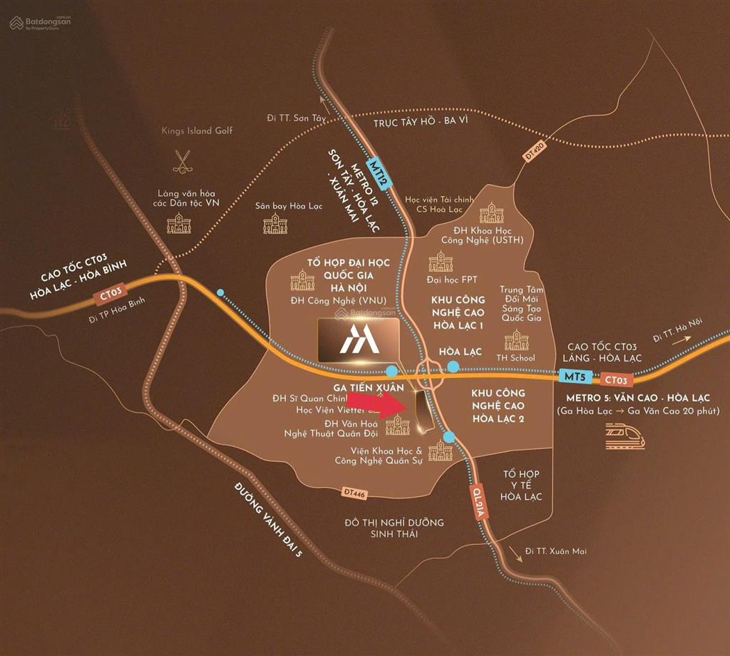 Biệt thự, shophouse hòa lạc metro city | gần khu đại học và cnc cách ga metro 500m