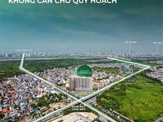 Căn hộ 2pn siêu đẹp northern emerald trung tâm của long biên và đối diện aeon mall giá hơn 90tr/m2