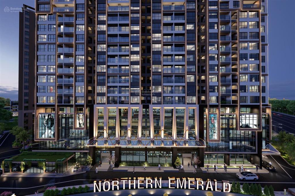 Căn hộ 2pn siêu đẹp northern emerald trung tâm của long biên và đối diện aeon mall giá hơn 90tr/m2