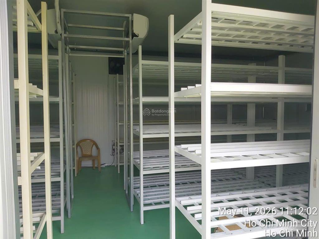 Cho thuê nhà xưởng panel phòng sạch 1450m2  sẵn sàng trồng nấm, rau mầm tại tân nhựt, bình chánh