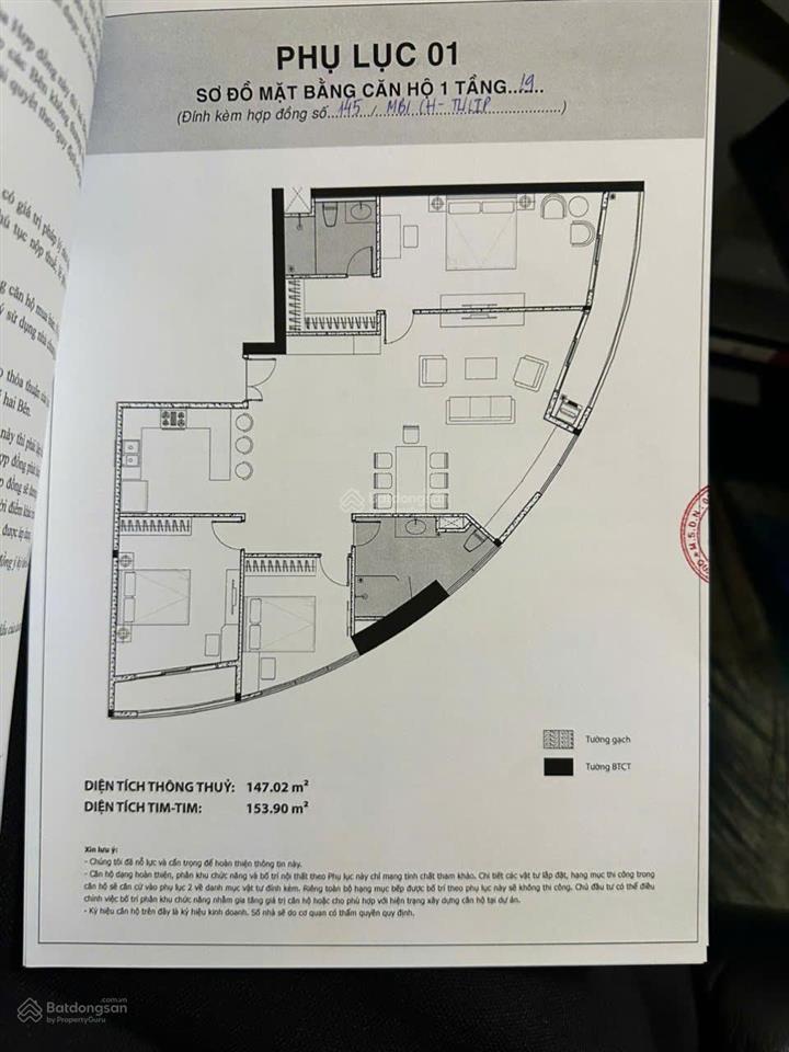 Bán căn hộ vip tulip 154m² tầng 19 view sông thoáng giá chỉ 5 tỷ!