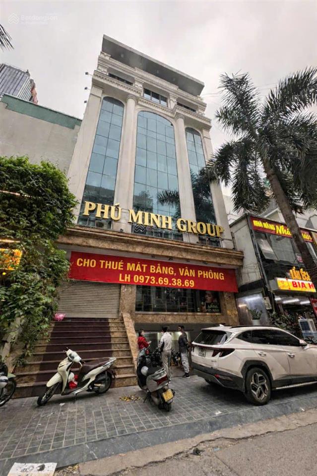 Tôi là chủ nhà cho thuê nhà trần thái tông  duy tân 189m2 x 7 tầng 01 hầm pccc đầy đủ