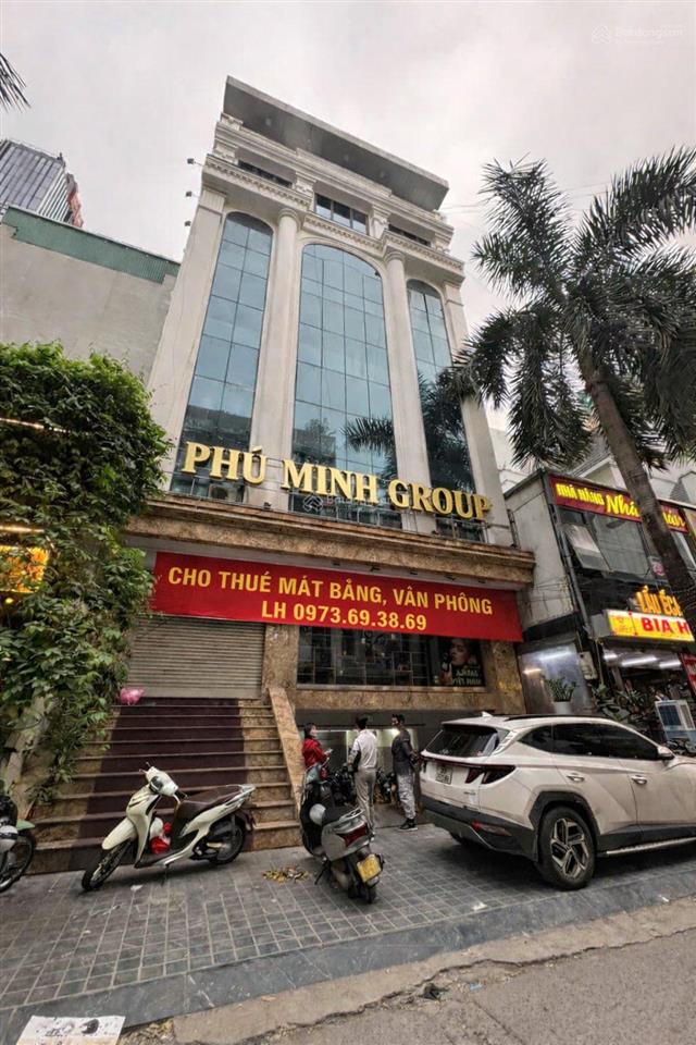 Tôi là chủ nhà cho thuê nhà trần thái tông  duy tân 189m2 x 7 tầng 01 hầm pccc đầy đủ
