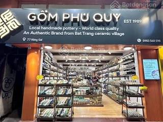 Cho thuê nhà mặt phố hàng ngang  diện tích 170m² x 2 tầng, mặt tiền 6m  vị trí siêu đẹp phố cổ