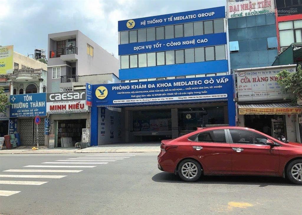 Nhà mặt tiền cityland phan văn trị 100m2 4 tầng mái thái ngang 5m kd tốt có t.máy chỉ 24.5 tỷ.