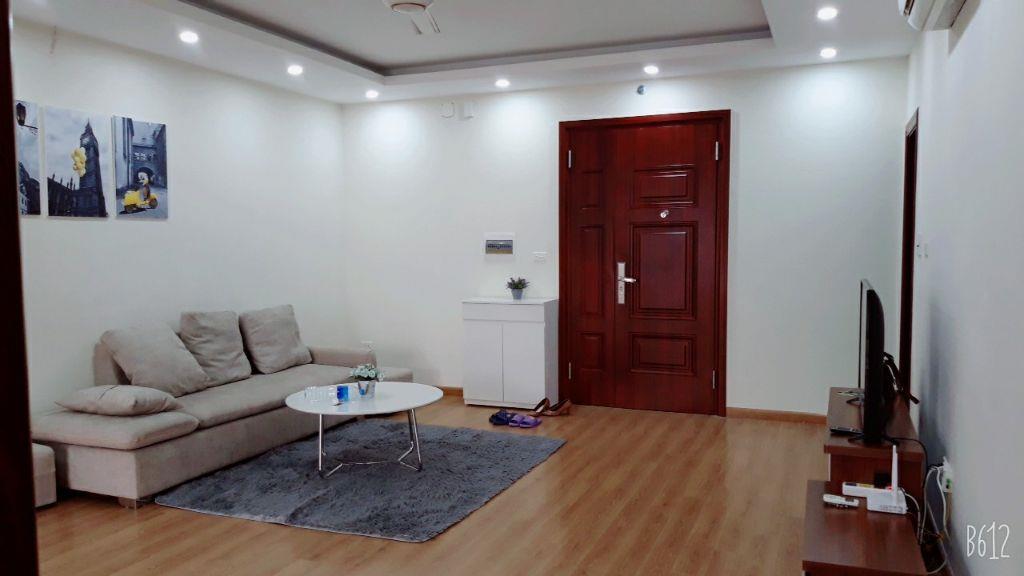 cho thuê chung cư 219 trung kính, 70m, 2 phòng ngủ, đủ đồ 14.5 triệu