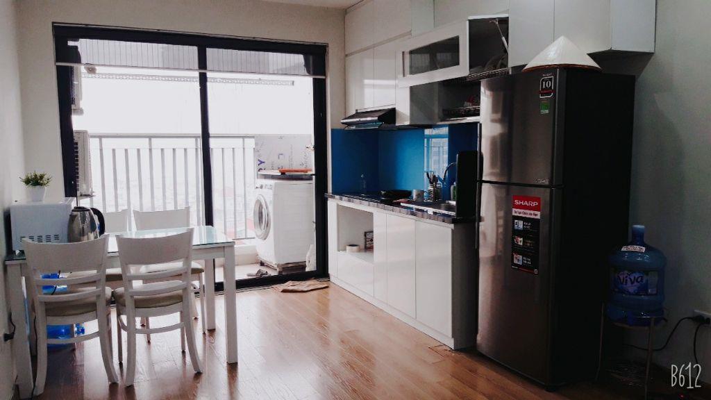 cho thuê chung cư 219 trung kính, 70m, 2 phòng ngủ, đủ đồ 14.5 triệu