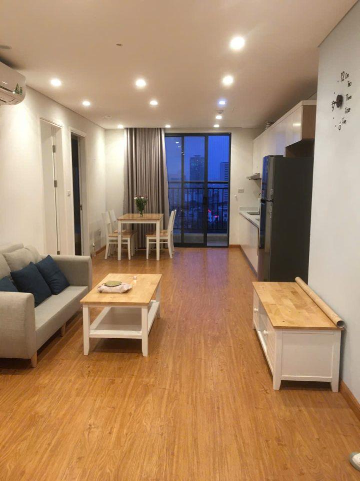 cho thuê chung cư Hongkong Tower - 243A Đê La Thành, 76m2, 2PN + 2VS, đủ nội thất 17 tr/th