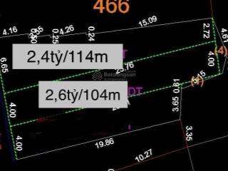 Chính chủ bán 2 lô đất tdp sa lao, hà nam giá đầu tư 2.4 tỷ vnđ
